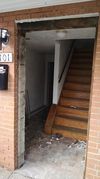 Wilkinsburg front door — demo