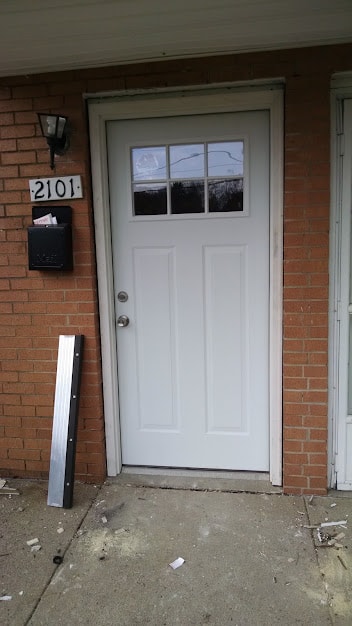 Wilkinsburg front door — finished