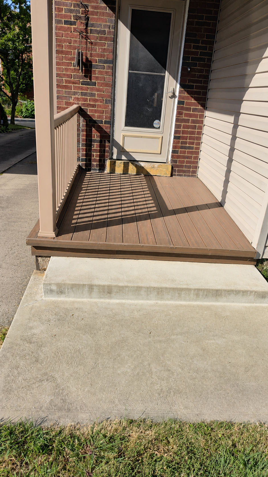 Side porch after renovation
